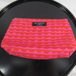 Marimekko for clinique pink makeup bag